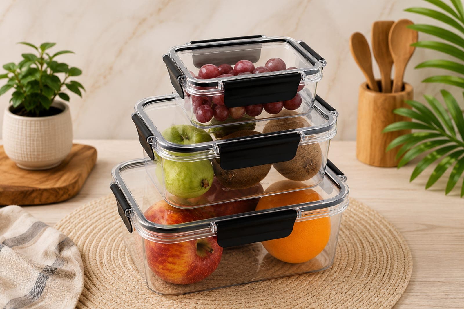 Food Storage containers 3 pcs. set